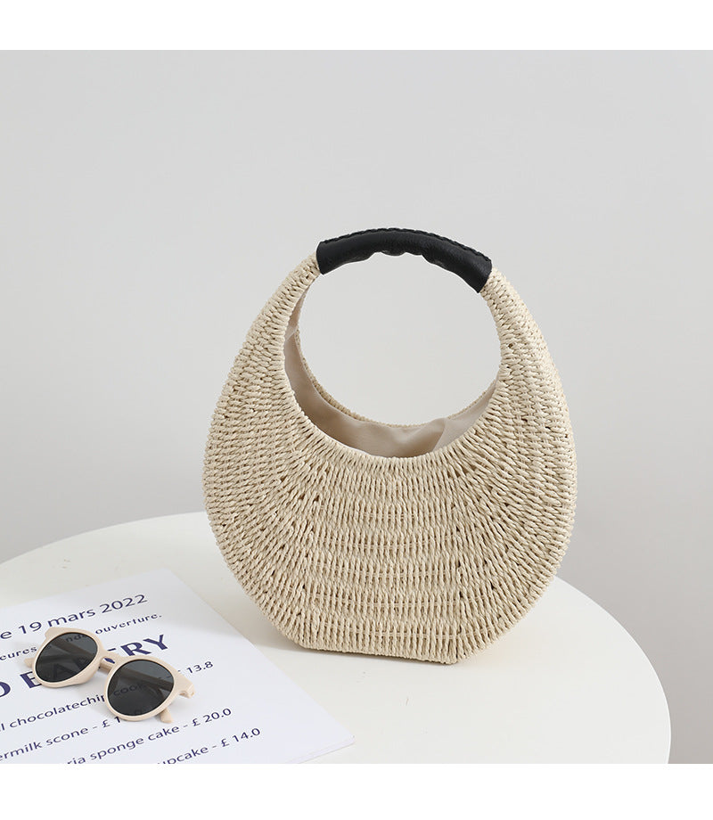 Cami: Straw Clutch Bag