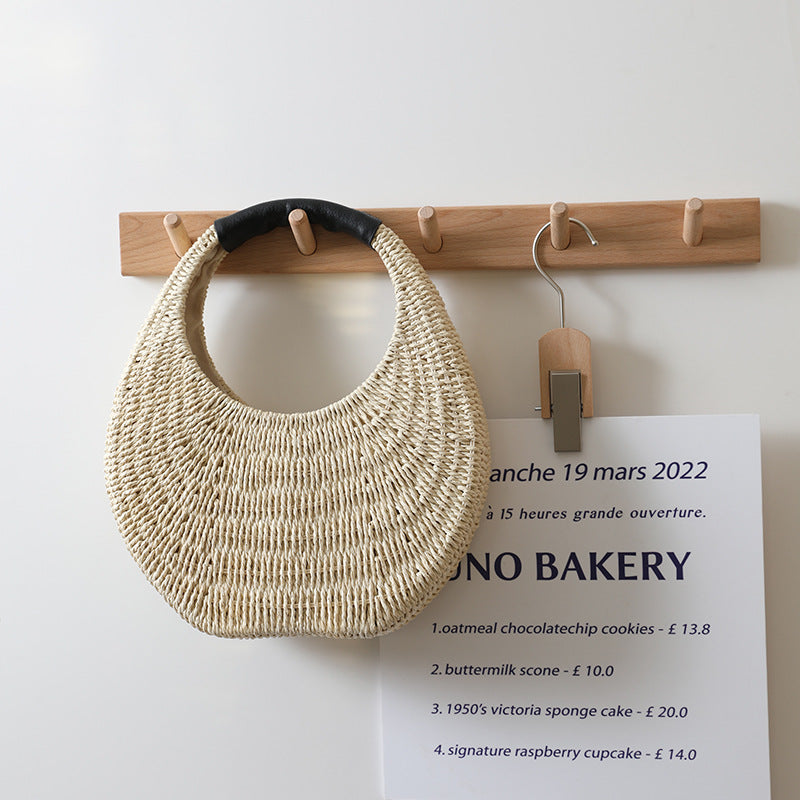 Cami: Straw Clutch Bag